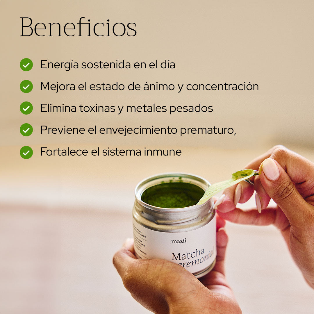 Matcha ceremonial orgánico 80g