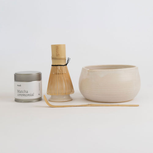Pack Ritual Matcha | Set completo ceremonial con cerámica – Mudi